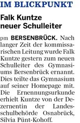 Bersenbrücker Kreisblatt 25.03.2015